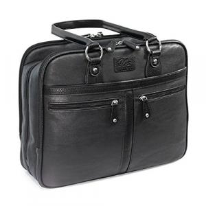 Mobile MEWVLB Verona 16in Laptoptablet Tote - Black - Vegan Leather-ta