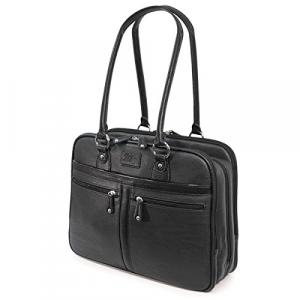 Mobile MEWVLB Verona 16in Laptoptablet Tote - Black - Vegan Leather-ta