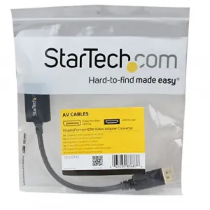 Startech DP2HDMI2 Displayport To Hdmi Adapter, 1080p Dp To Hdmi Video 