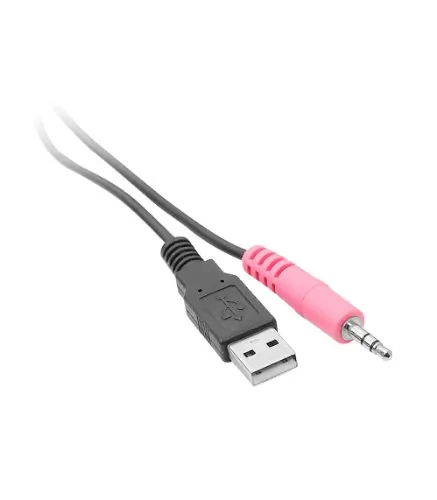 Siig CEKV0211S1 1.8m Usbhdmi Kvm Cable With Audio  Mic Support