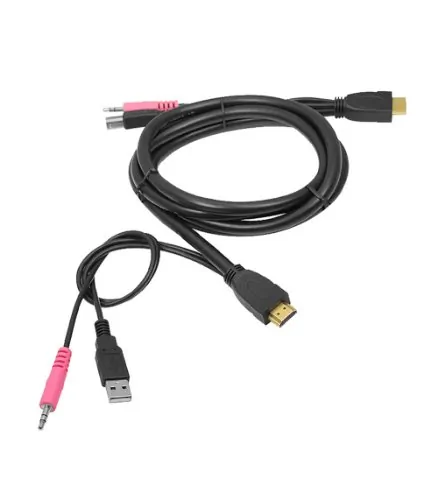 Siig CEKV0211S1 1.8m Usbhdmi Kvm Cable With Audio  Mic Support