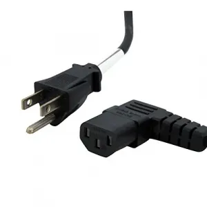 Startech PXT101L10 10ft (3m) Computer Power Cord, Nema 5-15p To Right 