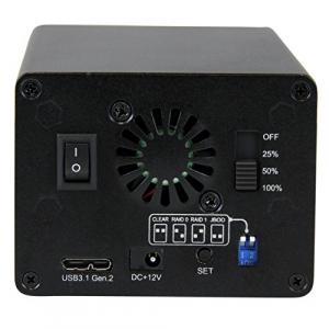 Startech S252BU313R Usb 3.1 External Enclosure For Dual 2.5inch Sata D