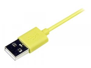 Startech USBLT1MYL 1m 8pin Lightning Conn To Usb Cbl For Iphone Ipod I