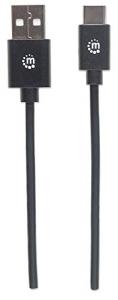 Manhattan 354929 Usb 2.0 Type-a Male To Usb-c Male Cable - 3ft