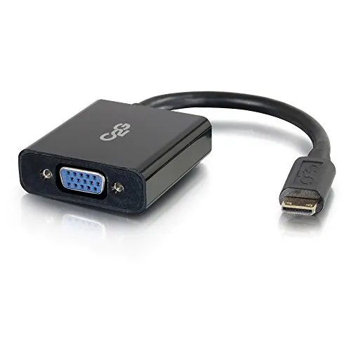 C2g 41350 Hdmi To Vga Adapter Converter Dongle Male To Female Black-ea