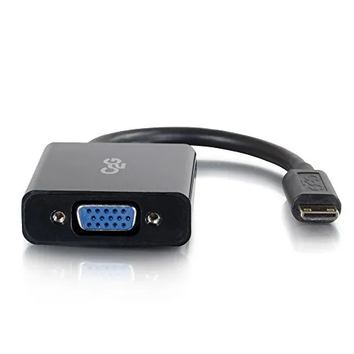 C2g 41350 Hdmi To Vga Adapter Converter Dongle Male To Female Black-ea