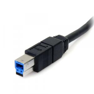 Startech USB3SAB3BK 3 Ft Black Superspeed Usb 3.0 Cable A To B - Mm