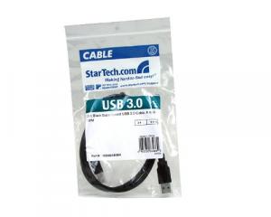 Startech USB3SAB3BK 3 Ft Black Superspeed Usb 3.0 Cable A To B - Mm