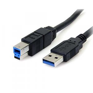 Startech USB3SAB3BK 3 Ft Black Superspeed Usb 3.0 Cable A To B - Mm