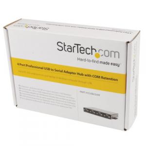 Startech V07327 .com Usb To Serial Adapter Hub - 4 Port - Wall Mount -