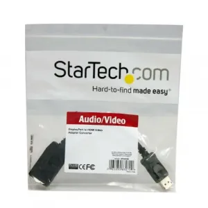 Startech DP2HDMI Displayport To Hdmi Adapter, 1080p Dp To Hdmi Adapter