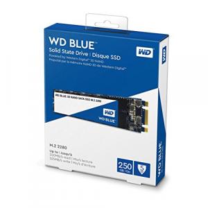 Western WDS250G2B0B Ssd  250gb M.2 2280 Sata Iii 6gbs 3d Nand Blue Ret