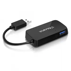 Aluratek AUH2304F 4-port Usb 3.0 Superspeed Hub. Black.