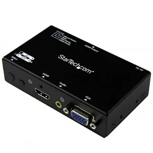 Startech VS221VGA2HD 2x1 Hdmi + Vga To Hdmi Converter Switch W Automat