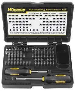 Battery 776737 Wheeler Professional Gunsmithing Screwdriver Set 72 Pc