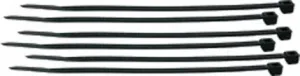 Nippon CT6BUV 6-inch Black Wire Ties - 100 Pack