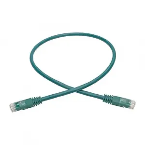 Tripp N200-002-GN 2ft Cat6 Gigabit Molded Patch Cable Rj45 Mm 550mhz 2