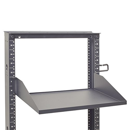 Black RMTS00 2u Heavy Duty Fixed Rackmount Shelf