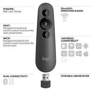 Apple 910-005333 Logitech R500 Laser Presentation Remote (graphite)