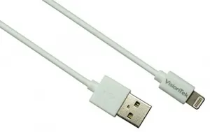 Visiontek 900862 1m Lightning To Usb White Mfi