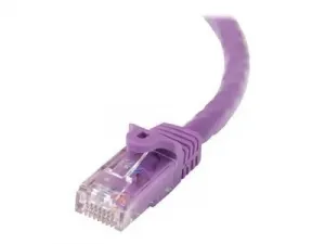 Startech N6PATCH2PL 2ft Cat6 Ethernet Cable - Purple Snagless Gigabit 