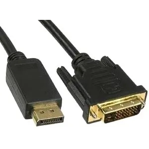 Unirise DVIDP-10F-MM This Displayport Male To Dvi-d Dual Link 24+1 Mal