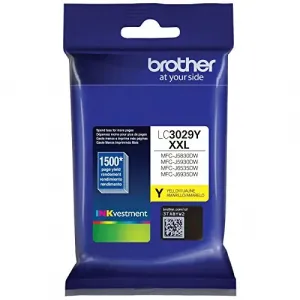 Original Brother LC3029Y Inkvestment Super High Yield Yellow Ink Cartr