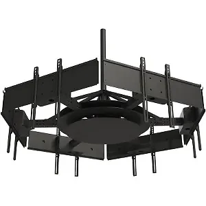 DST942-6 | Peerless Multi-Display Ceiling Mount with