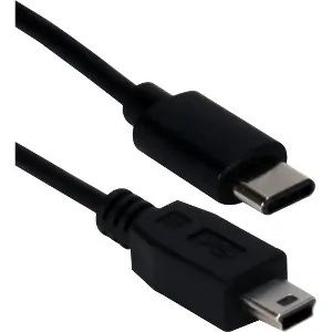 Qvs CC2234-1M 1m Usb-c To Mini Usb Sync