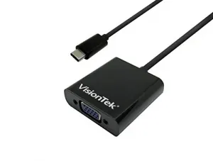 Visiontek 900818 Usbvga Video Adaptor - Type C Male Usb - Hd-15 Female