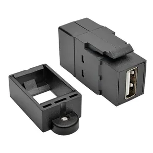 U060-000-KP-BK | Tripp Lite USB 2.0 Keystone Panel Mount