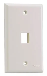 NK1FNWH | Panduit NetKey Standard Flush Mount Faceplates