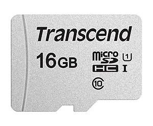 TS16GUSD300S | Transcend 16GB UHS-I U1 MicroSD Memory Card