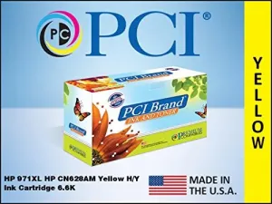 Pci CN628AM-PCI Remanufactured Hp 971xl Yellow Ink Cartridge