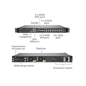 01-SSC-4785 | Sonicwall NSA 4650 Next-Gen Firewall Appliance