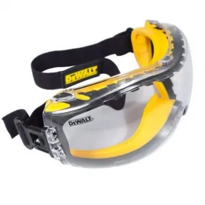 Dewalt DPG82-11C Concealer Anti-fog Dual Mold Safety Goggle - Clear