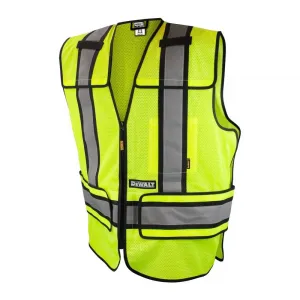 Dewalt DSV421-S/L Class 2 Adjustable Breakaway Mesh Vest Sl