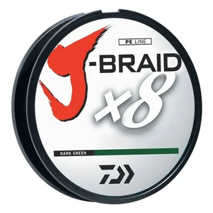JB8U8-1500DG | Daiwa J-Braid 1500m Dark Green Fishing Line