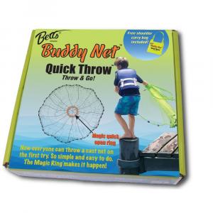 Betts CH35-I-EZ Buddy Quick Throw Net 3.5 38 Mesh Chartreuse