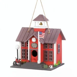 10018076 | Songbird Valley Charming Red Schoolhouse