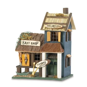 Songbird Valley Bass Lake Lodge & Bait Shop Birdhouse