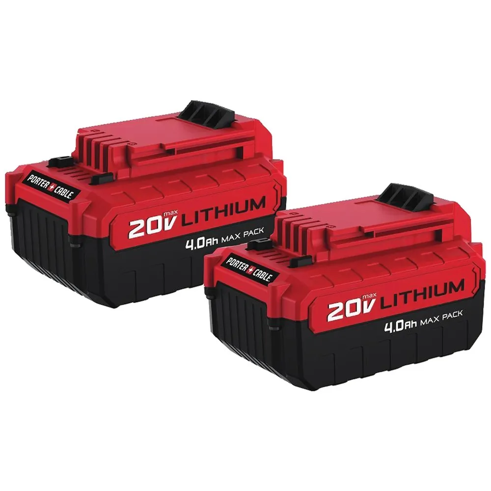 Porter RA48878 Porter-cable 20-volt Max 4ah Li-ion Batteries44; 2 Pk P