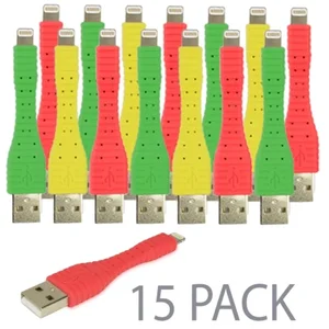 Mobilespec MSUSB8PNFCL (15-pack) 3ft Mfi Lightning To Usb Chargesync C