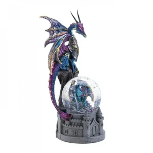 10017522 | Dragon Crest Dragon Castle Glittering Snow Globe