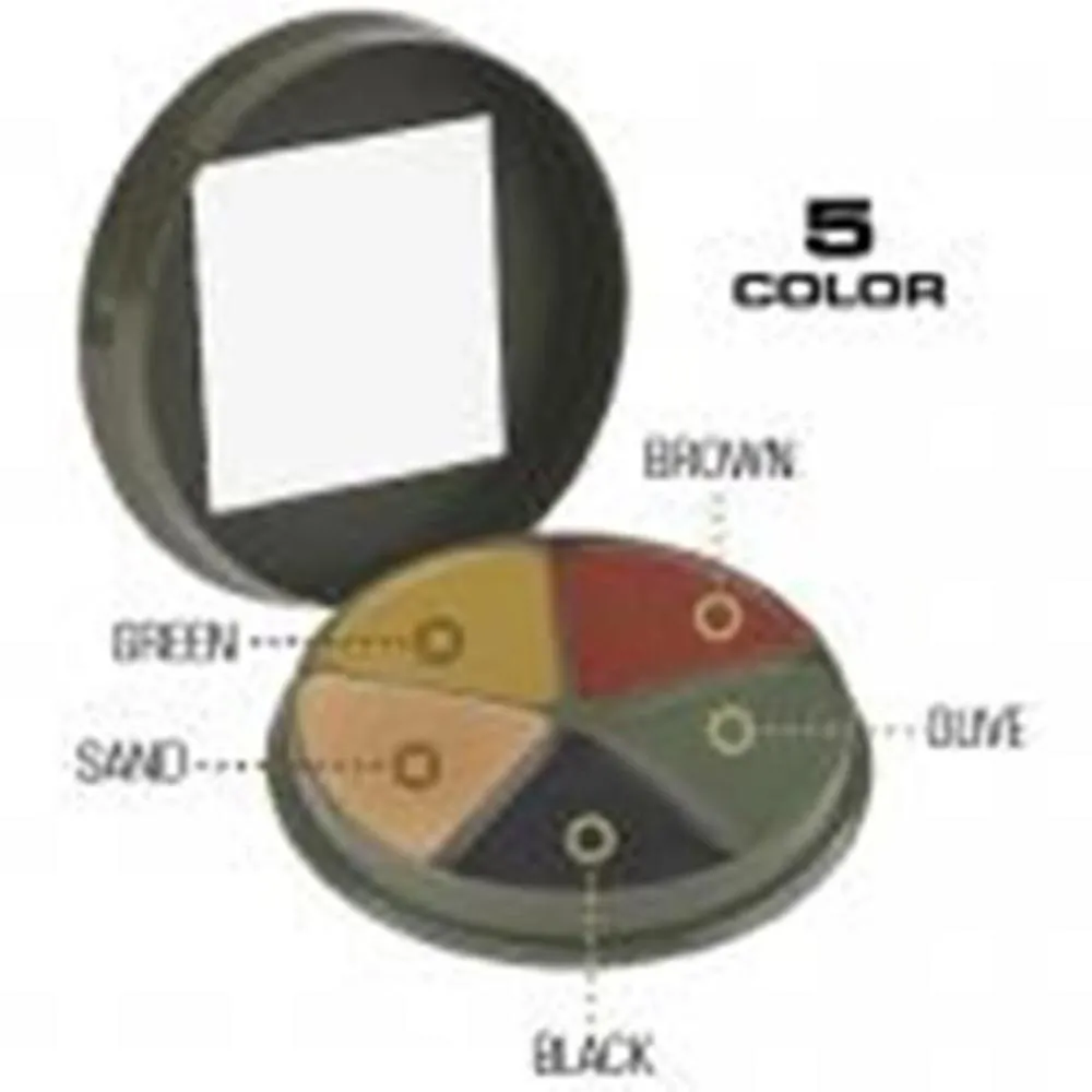 Camcon 61350 5 Color Camouflage Cream Compact - Perfect For All Skin T