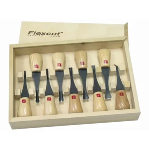 FR405 | Flexcut Deluxe Palm Carving Tool Set with Power