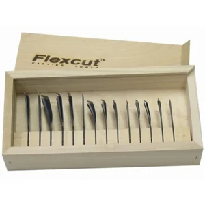 RG100 | Flexcut 14-Piece Deluxe Power Gouge Tool Set