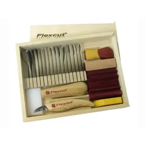 SK108 | Flexcut Deluxe 21-Piece Wood Carving Starter Set