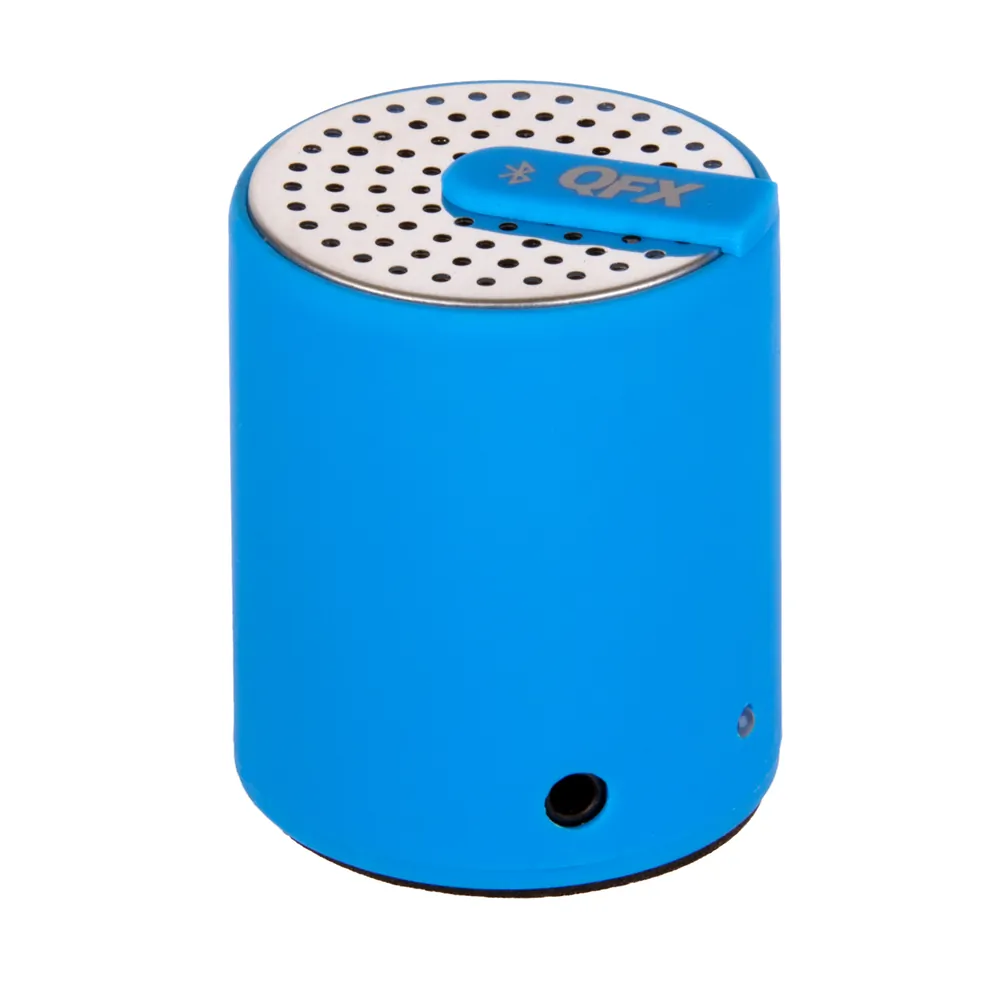 Quantum CS-27BT-BLUE Qfx Portable Bluetooth Speaker With Aux-in (blue)